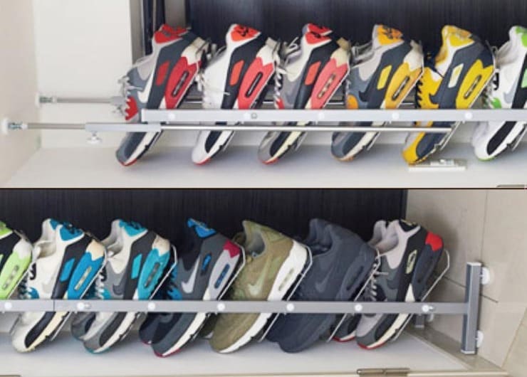 玄関が靴でゴチャゴチャ…なら、積んでしまえばいいんです！