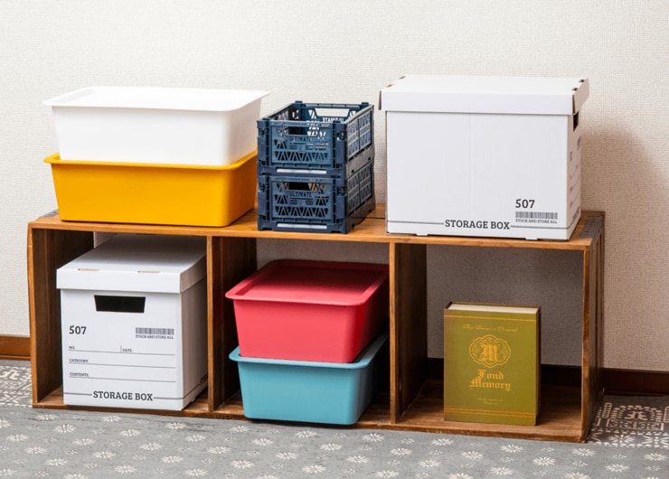 “高見え”だから100均でもOK！<br />収納ボックスは「ワッツ」が新定番