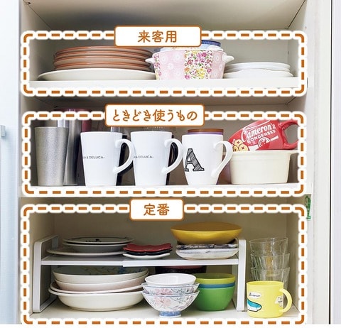 お皿すっきり収納！ 食器棚用「コの字ラック」のおすすめ4選。LDKと