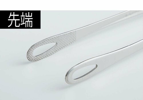 シンプルな形状で凹凸が少ない 焼肉用トングおすすめ イメージ