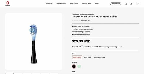ヘッドの替えはココで買える！ 電動歯ブラシおすすめ イメージ