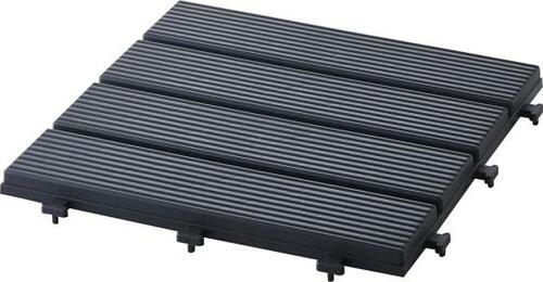 タカショー「敷くだけプラデッキ 木目調 9個セット」 ウッドパネルおすすめ イメージ