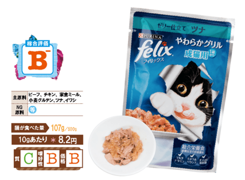 猫:ネコ:キャット:キャットフード:ウエット:ネスレ:フィリックス やわらかグリル 成猫用 ゼリー仕立て ツナ 