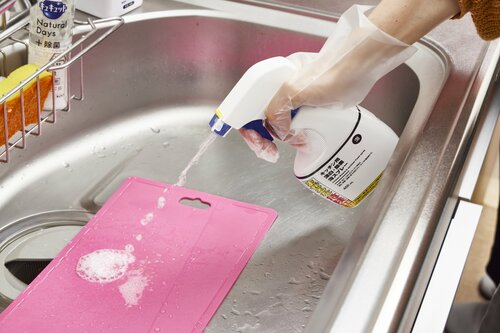 ややゆるめの泡 キッチン漂白剤おすすめ イメージ