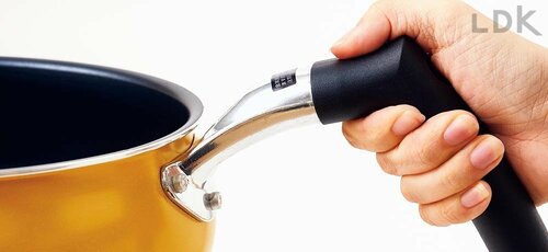 持ち手に軽々持てる工夫がされている! マルチパンおすすめ イメージ