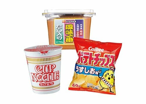 要注意スーパー①ポテチが外に陳列 イメージ