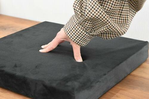 永光「ベロア低反発座布団」 椅子用クッションおすすめ イメージ2