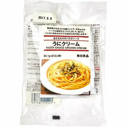無印良品:あえるだけのパスタソース うにクリーム