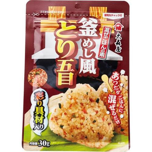 大森屋:混ぜごはんの素釜めし風とり五目:調味料