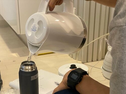 保温性能の検証方法 ワンタッチボトルおすすめ イメージ