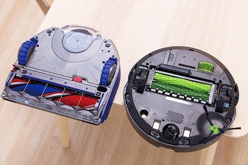 回転ブラシの有無が目立った違い ロボット掃除機 「Dyson 360 Vis Nav 」おすすめ イメージ