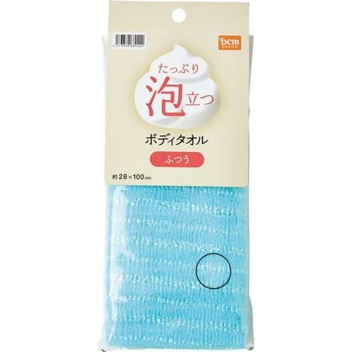 安いけど理想的なモコモコ泡! DCM たっぷり泡立つボディタオル