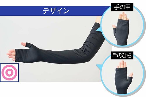 腕時計が見やすいスリット入り イメージ2
