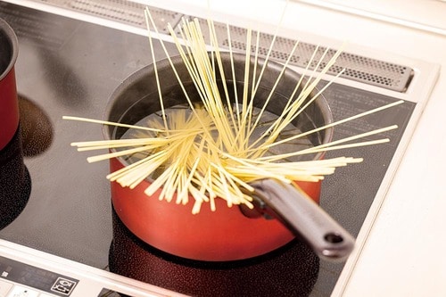 ゆで時間は10分と長め カルディおすすめ イメージ