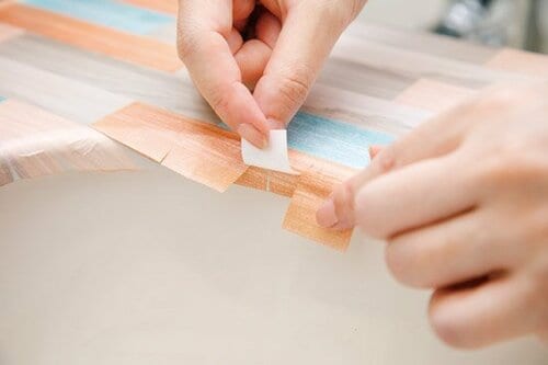 仕上げは洗面台パステルのステッカーでデコります イメージ2