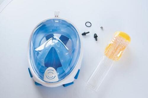 呼吸が楽だから怖くない！ 水中写真も取れるシュノーケル イメージ