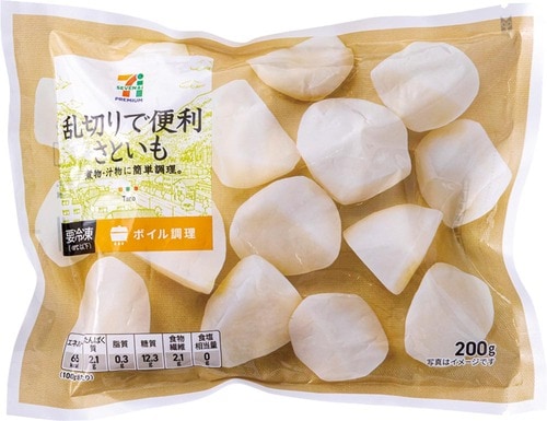 6位: さといものふくよかな食感にワザあり！ セブン-イレブン（セブンプレミアム）「乱切りで便利さといも」 冷凍野菜おすすめ イメージ