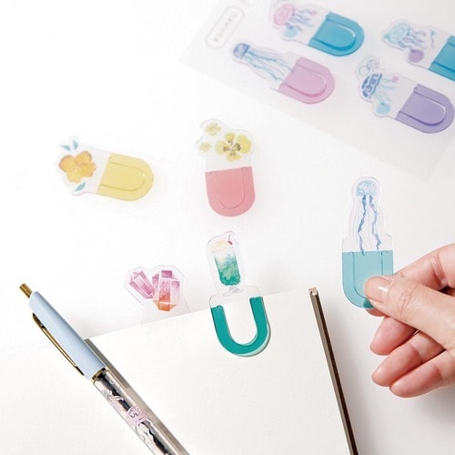 挟むたびにときめく透明感 グリーンフラッシュ「 KOHAKU トウメイクリップ」 イメージ2