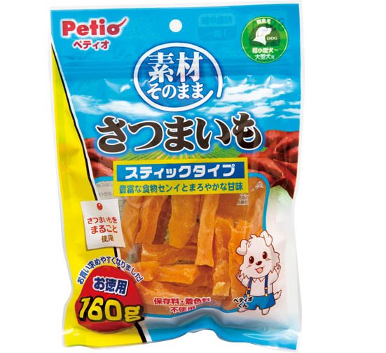 ペティオ:素材そのまま さつまいも スティックタイプ