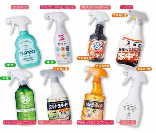 万能洗剤のテスト結果の詳細 万能洗剤おすすめ イメージ