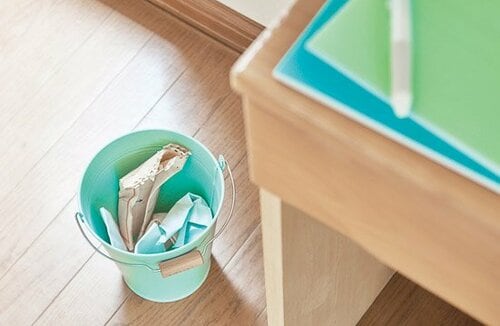 パステルカラーのバケツなら 人に見られても安心！ イメージ2