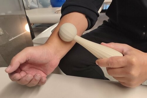 一方、肌当たりと安定感は悪くない! イメージ