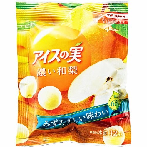 アイスクリームおすすめ 江崎グリコ アイスの実 濃い和梨 イメージ1