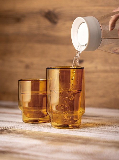 KEYUCA「Crist 耐熱スタッキングカップ 230ml/160ml イエロー」 イメージ3