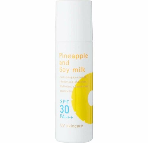 SPF30前後の日焼け止めおすすめ 鈴木ハーブ研究所 パイナップル豆乳 UVスキンケア30 イメージ