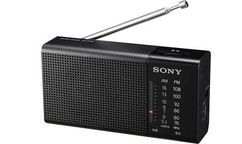 ソニー:ICF-P36:防災用品:ラジオ