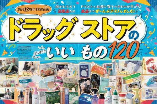 【祝13周年】LDK7月号ではドラストのイイものを徹底テスト! イメージ