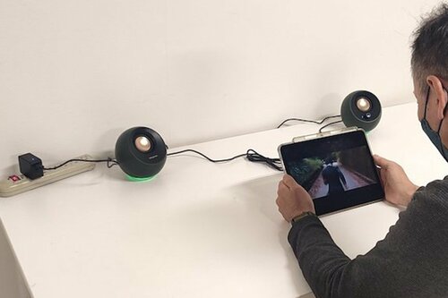 結果:左右の音の広がりが実感でき、動画視聴の迫力大! イメージ