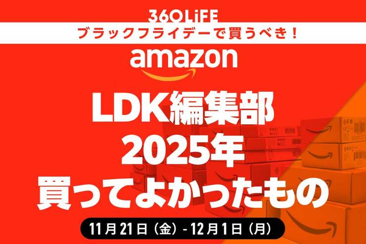 【Amazonブラックフライデーセール】「LDK」編集部員が2025年買ってよかった商品まとめ！