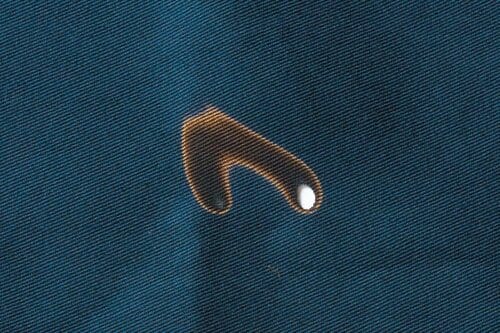 ガスバーナーでも穴が空く程度 イメージ