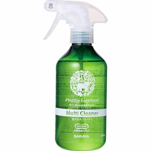 万能洗剤おすすめ サラヤ ハッピーエレファント 泡マルチクリーナー イメージ