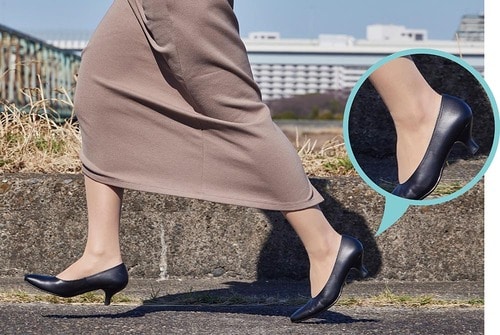 歩行・走行:◎+ パンプスおすすめ イメージ