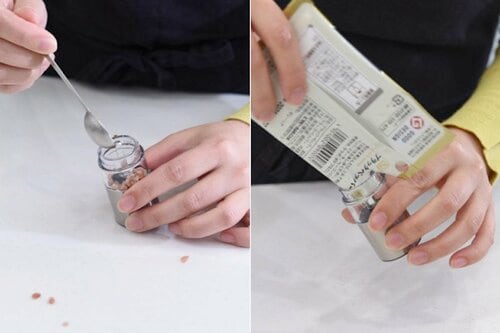 ラッセルホブス 電動ミル ソルト&ペッパー ミニ（2本セット） 補充は細口の袋からがおすすめ イメージ3