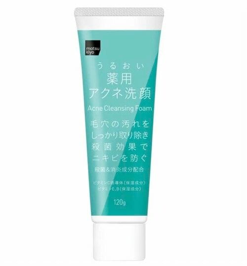 matsukiyo「薬用うるおい アクネ洗顔(医薬部外品)」 ニキビ肌向け洗顔料おすすめ イメージ