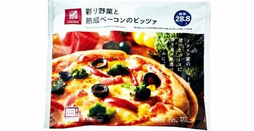 ナチュラルローソン:彩り野菜と熟成ベーコンのピッツァ:ローソン