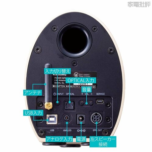仕様はシンプルです クリプトン「KS-55HG」おすすめ イメージ3