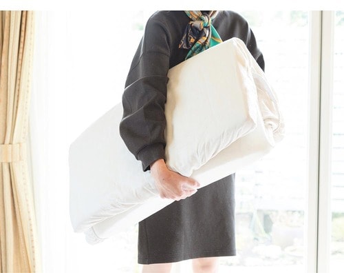 敷き布団が軽いので持ち運びがしやすい！ ベビー布団おすすめ イメージ