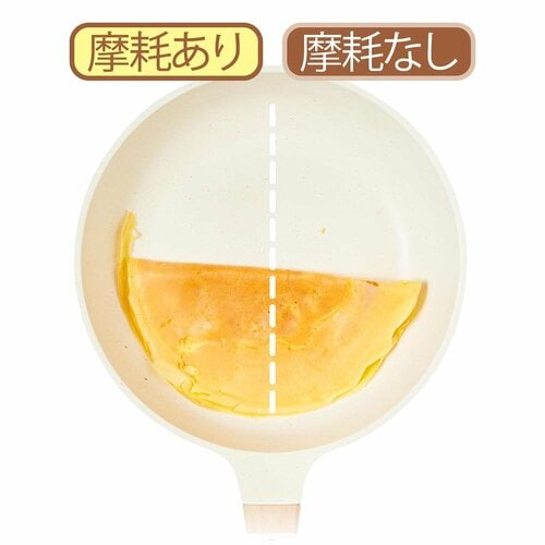 カローテ「フライパン 24cm IH対応」の耐久性テストの様子