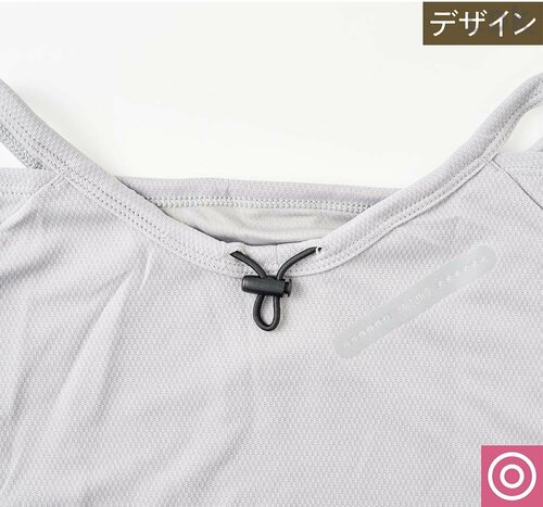 背面はゴムでサイズ調節できる UVカットフェイスカバーおすすめ イメージ