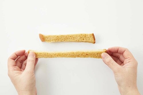 ポイント：伸びるほどモッチリ&超しっとり イメージ