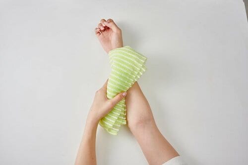 ▼肌あたり ボディタオルおすすめ イメージ