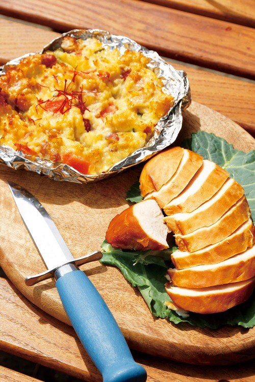 「燻製ポテトサラダ＆燻製サラダチキン」のレシピは？ イメージ