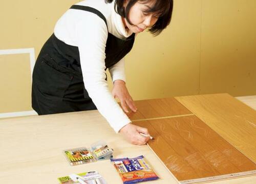 フローリング補修グッズの 実力を確かめました イメージ2