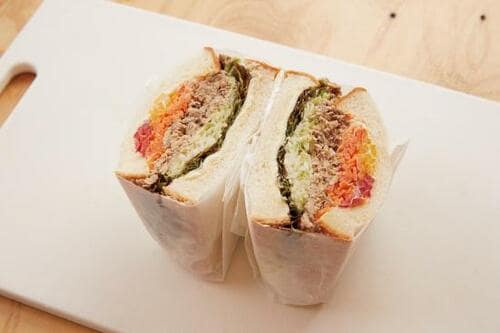 ほぐしサバとオリーブオイルとレモンのサンドイッチ イメージ9