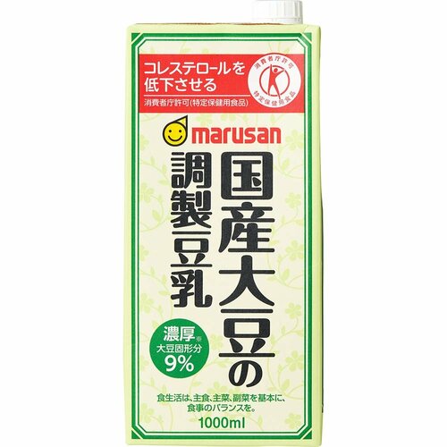 豆乳おすすめ マルサンアイ 国産大豆の調製豆乳 イメージ1