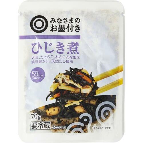 甘すぎない味つけの西友「みなさまのお墨付き ひじき煮」 イメージ